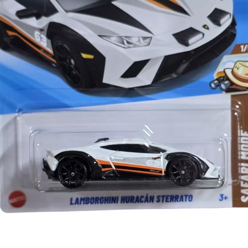 Image of Hot Wheels Lamborghini Huracan Sterrato Safari Mode Ages 3 and Up 41 /250 (White)