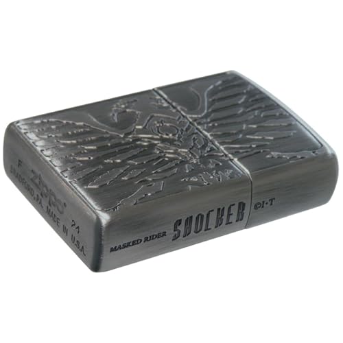 Encendedor Zippo Oil Flint con Sticker Kamen Rider Plata miniatura 2