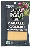 Good Planet Smoked Gouda Style Olive Oil Cheese Slices, 7 Oz