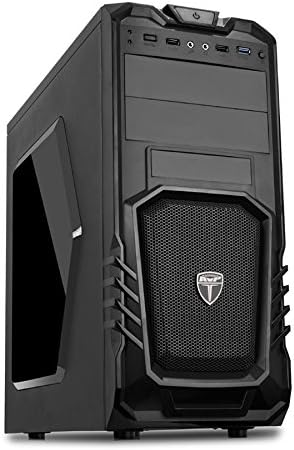 AVP Storm P27 Midi Mesh Gaming Case for Cooling Fan with Window Side Panel - Black