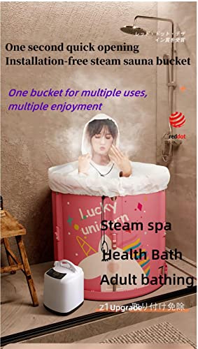 No Installation Folding Bathtub, A Second To Open, Easy To Store, Suitable For Hot Water Bath, Ice Bath(Hokkaido Plaid) #TOP1