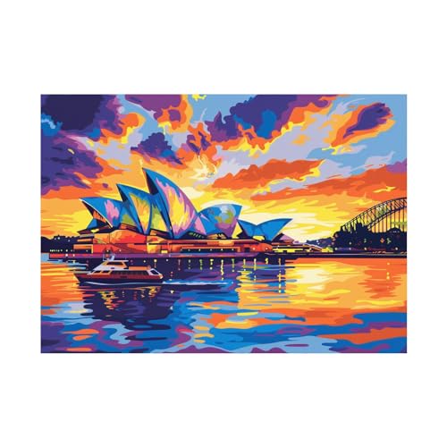Impression d'art mural de paysage sur toile haut de gamme decoration moderne 70x100