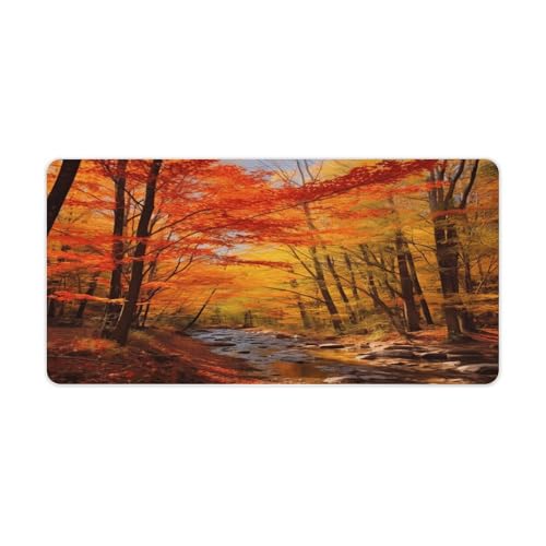 Mouse pad de goma grande resistente al agua 60x30 cm miniatura 1