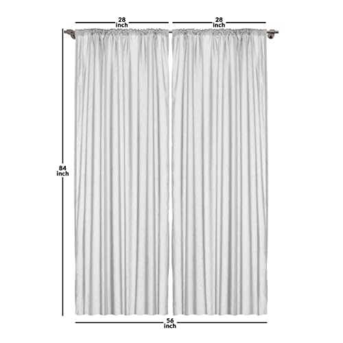 Ambesonne MICP_47709_56X84 Grunge Curtains, Vintage Pattern Of Colorful Falling Autumn Leaves Nature Change In Fall Season Theme thumb #5