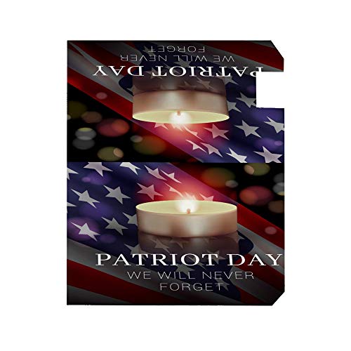 N / A Nuansexi Outdoor Mailbox Cover Magnetic Patriot Day American Flag Mailbox Wraps Waterproof Holiday Seasonal Greeting Post Letter Box Cover Sunscreen Magnetic Standard Size thumb #3