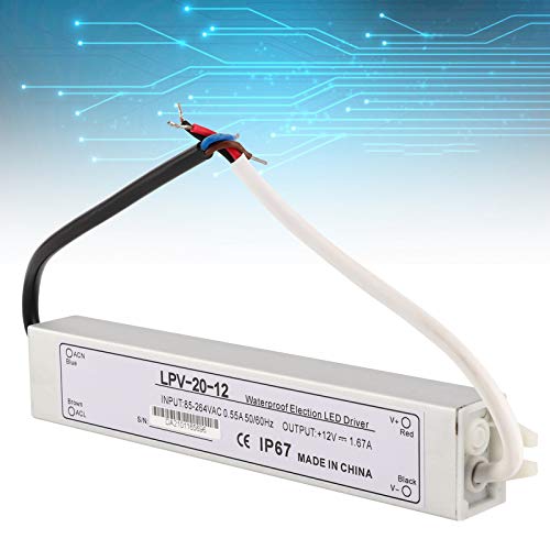 Switch transformer LPV-20-12 étanche avec boîtier aluminium durable