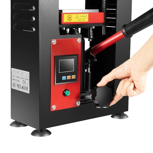 Solrimana BI-WWHYYR-1786-FYS 5 Ton Hydraulic Heat Press Machine,900W Portable Manual Heat Press Machine W/ 2.4*4.7Inch Dual Heating Plate & Lsd Controller Timer thumb #8