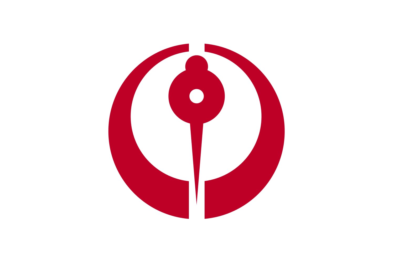 Drapeau de Hachinohe grand format en textile premium Aomori