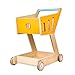 Feixunfan Carrello Supermercato Giocattolo Carrello della Spesa Realizzato in Legno Play Store Accessorio Pretend Play Shop E Gioca di Ruolo per Bambini per Bambini in Bambini