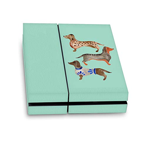 Skin vinyle PS4 Cat Coquillette Dachshunds anti-rayure et sans bulle