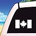 CANADA FLAG CANADIAN - Car, Truck, Notebook, Vinyl Decal Sticker #1962 | Vinyl Color: White