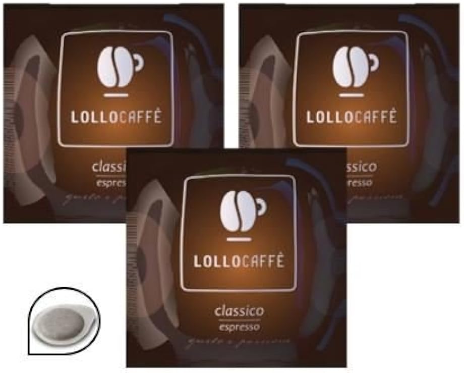 300 cialde filtro carta 44mm lollo caffe` classico espresso originali