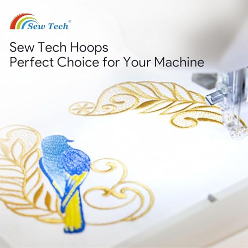 Image of Sew Tech Embroidery Hoop SA443 for Brother PE900 PE800 SE2000 SE1900 Innovis 1250 1250D 700 PE700 PE700II PE770 780D PC6500 Babylock Accord BLR BLR2 Sewing and Embroidery Machine