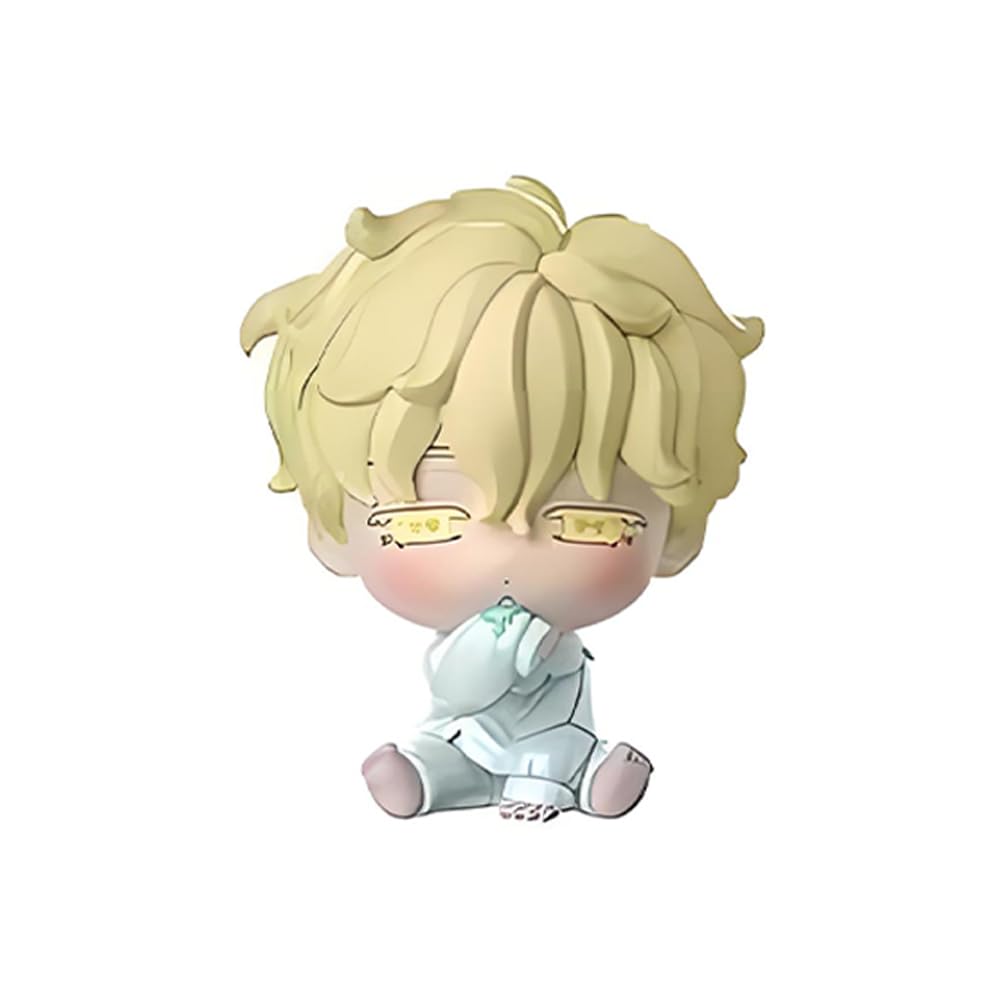 Anjinguang Ivan Action Figures, Ivan Till Mizi SUA Anime Look Up Figurine, 6cm Cartoon Statue Cute Cake Topper Ornament Collectible Anime Gifts