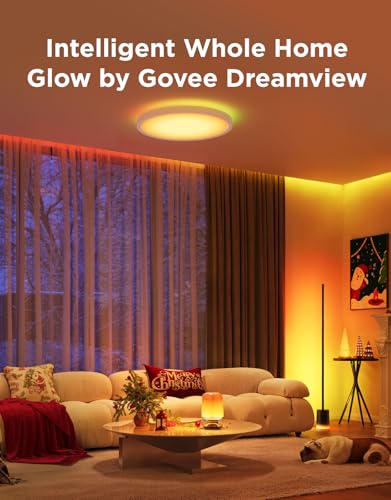 Govee Floor Lamp 2 with Matter, RGBIC, Warm Cool White LED, Alexa Compatible, 1725lm, Music Sync, Scene Modes, Smart Floor Lamp for Living Room, Bedroom, Black(1 Pack) - Image 6