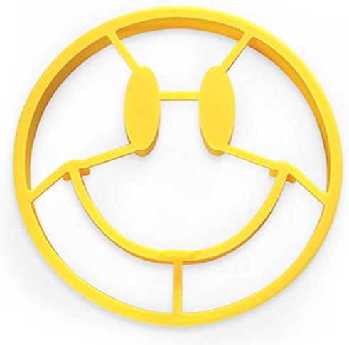 WildWave Reusable Non-sticky Silicone Breakfast Mold (Smiley Face)