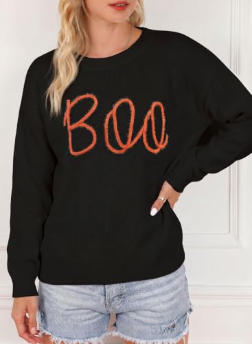Image of LEMAFER Women 2026 Merry Christmas Round Neck Sequin Letters Sweater Casual Solid Slogan Long Sleeve Pullover Sweatshirt Tops