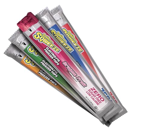 Electrolyte Freezer Pops Zero Sugar, 50 Pack Freezer Pops -