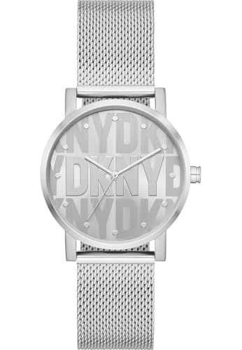 Imagen de DKNY Reloj Analógico para Mujer de Cuarzo con Correa en Acero Inoxidable NY6693