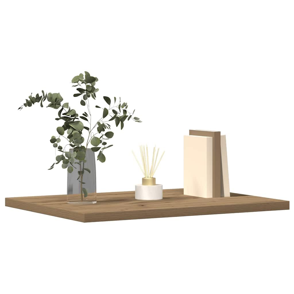 Mangloder Regalböden 4 STK. Artisan-Eiche 40 x 30 x 1,5 cm Holzwerkstoff für Regal System Wand, Lager, Aufbewahrung, Stauraum, Ordnung, Wohnzimmer