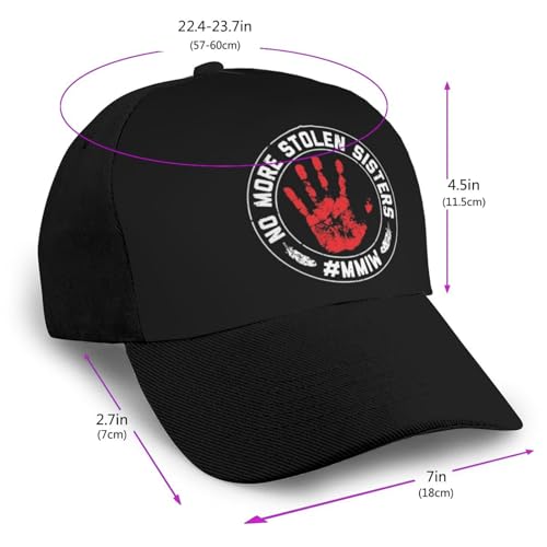 No More Stolen Sisters Missing Murdered Indigenous Bonnets Curved Brim Mesh Baseball Cap Casual Sun Hat Unisex2