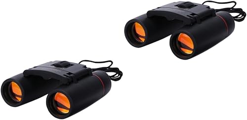 2 unids binoculares Birding Binocular plegable Binocular profesional Binocular plegable Ópera Gafas Binocular al aire libre Telescopio Profesional