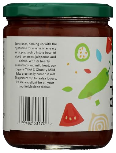 Image of 365 By Whole Foods Market, Organic Thick & Chunky Mild Salsa, 16 Ounce