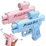 KAHZOR 2 Piezas Prank Pistolas, Juego Agua, Prank Water Gun bidireccional, Pistola De Agua Reversibles, Juguete de Verano, para Juguetes de Piscina de Playa de Verano