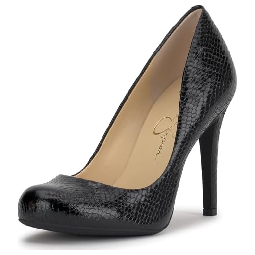 Jessica Simpson Calie Classic Pump, Black, 8.5