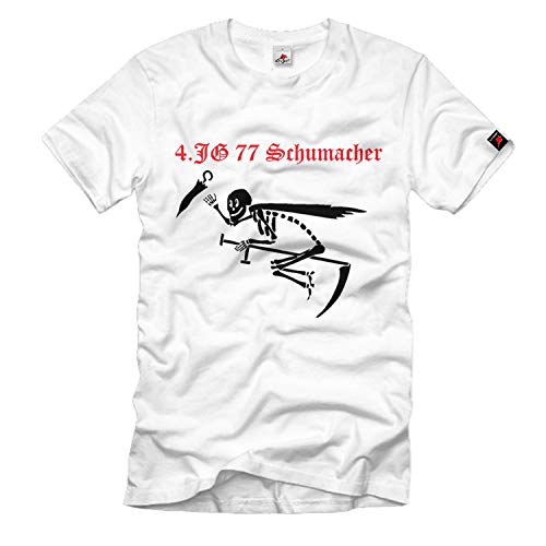 T-shirt de chasse air-force 4 blanc vêtement outdoor JG Schumacher