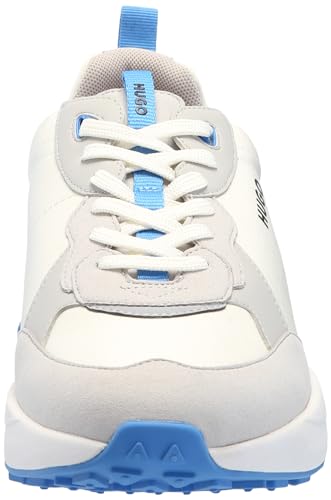 Image of HUGO Mens Running Style Mix Material Sneakers