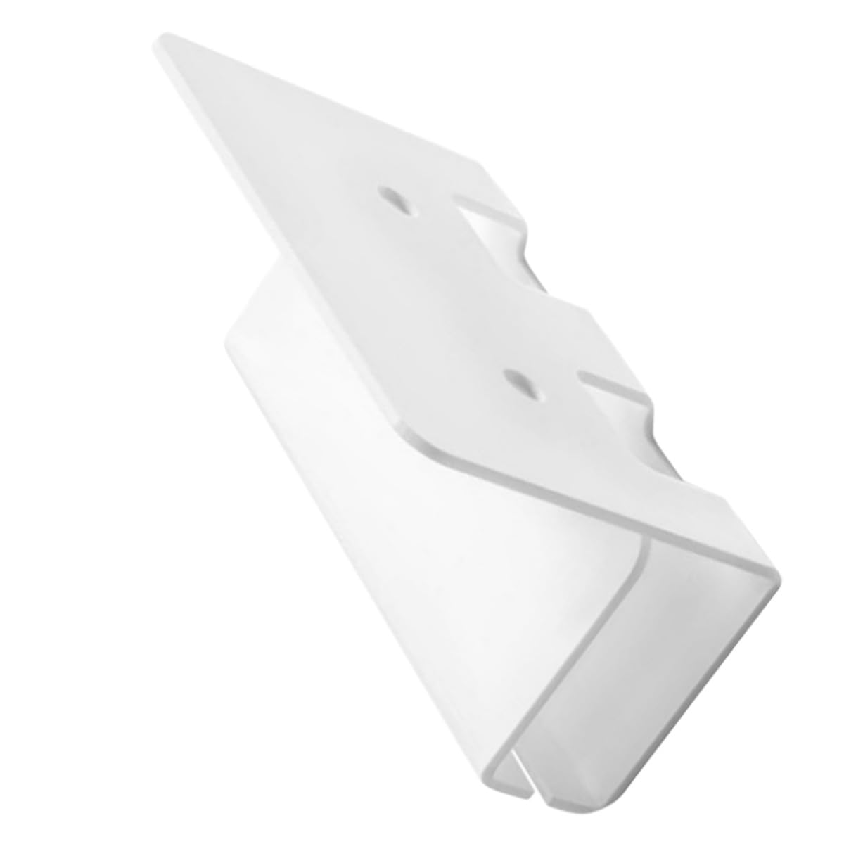Porta Spazzolino Salvaspazio da in Acrilico Bianco Organizer Cavi e Design Minimalista per Bagno e Cucina