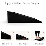 StrongTek XL Foam Yoga Wedge Blocks, Black, Set of 2, 16.5° Incline, 13" × 12.75" × 3.75", for Yoga, Stretching, Squats & Physical Therapy - Image 4