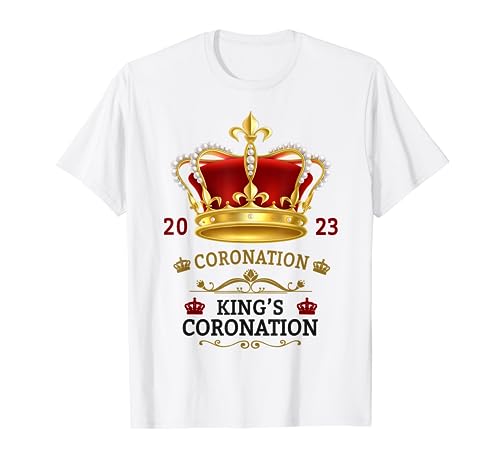 Kings Coronation 2023 Idea For Women & British Coronation T-Shirt