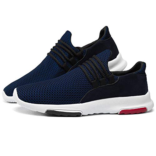 Kit De 3 Tênis Sneaker Leve Sport Masculino Conforto Sapatofran (40, VERMELHO-MARINHO-PRETO)