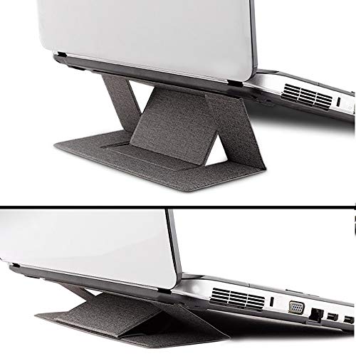 Support ordinateur portable réglable et invisible pliable Qmzmro