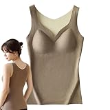 Thermo-Unterwäsche-Oberteile – Fleece-gefüttertes Wintershirt | Nahtlose Wärmeschicht – selbsterhitzendes Turmalin-Ionen-Gewebe, Dicke, weiche, schmal geschnittene Formwäsche für kaltes, täglich