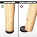 Yelanon Non Slip Furniture Pads -56 pcs（1+2）” Furniture Grippers, Non Skid Furniture Legs,Self Adhesive Rubber Furniture Feet, Anti Slide Furniture Hardwood Floor Protector for Keep Couch Stoppers
