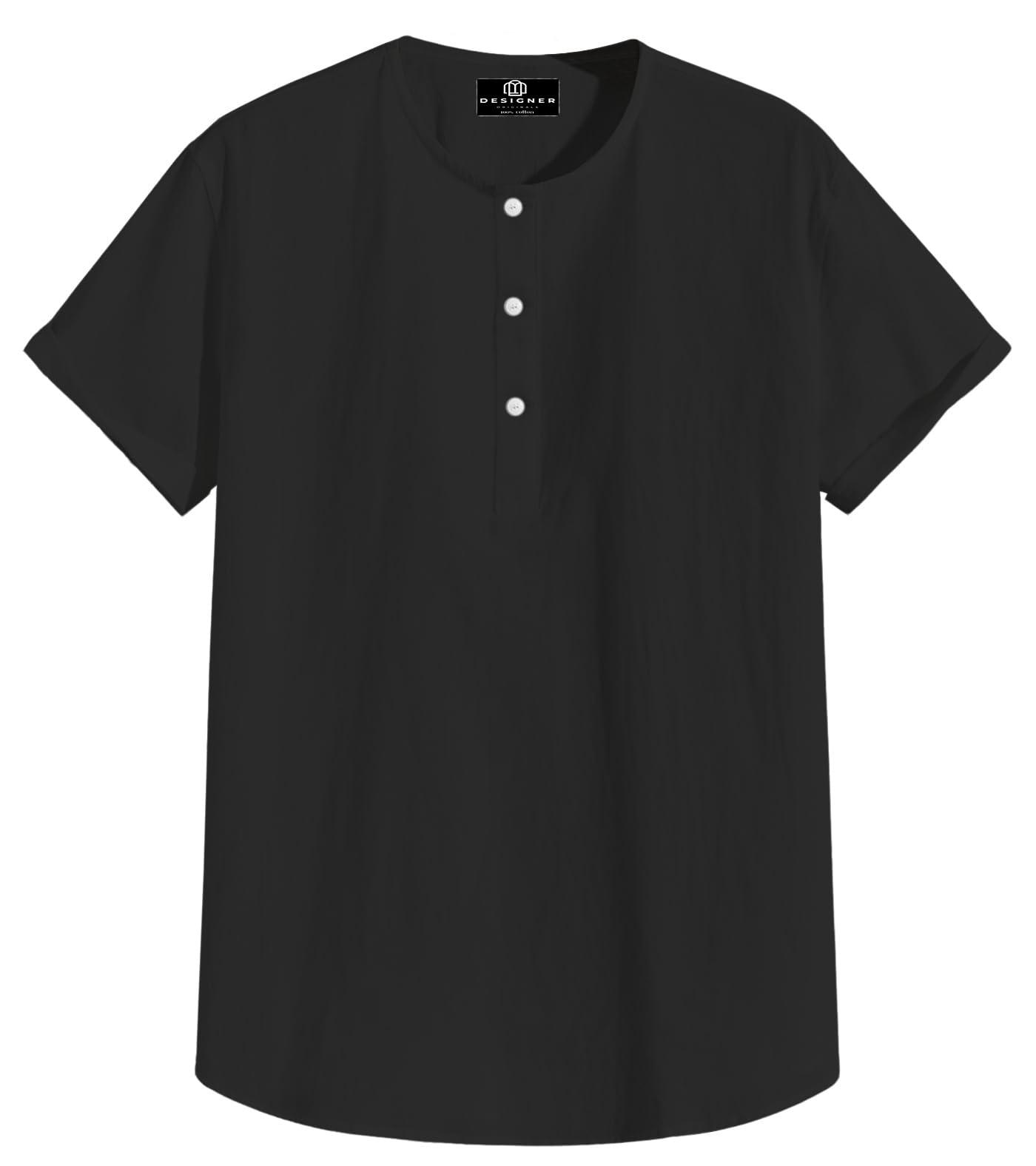 Short Kurta for Men Half Sleeve Cotton Casual Wear-image-6