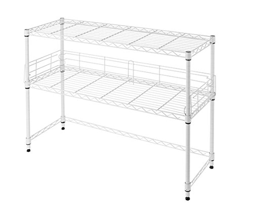 Suprima Desktop Carbon Steel Bookshelf - White #TOP17