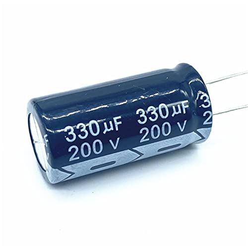 Condensateur 330 uF 200V électrolytique pour supprimer les bruits de fond et parasites