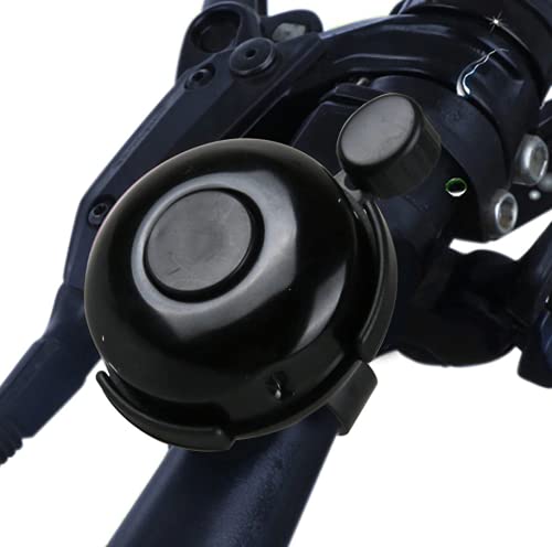 Sponsored Ad - Bicycle Motu Bell, Adjustable Bicycle Accessory, Black Aluminium Handlebar Mount, Ultra-Loud Cycle Bell