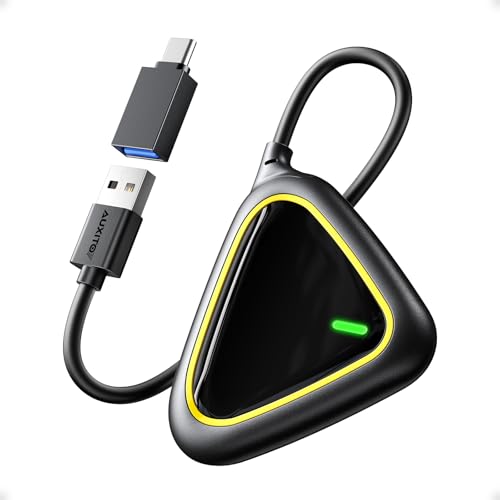 Wireless CarPlay Adapter for Apple CarPlay, Upgrade Factory Wired Carplay to Wireless, Plug & Play No Latency for iPhone iOS 10+ and Cars from 2015 black