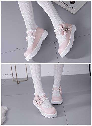 BB BEROBELLO FASHION IS AN ATTITUDE Japanese Sweet Lolita Flat Shoes Maid Cosplay Mary Jane Shoes3