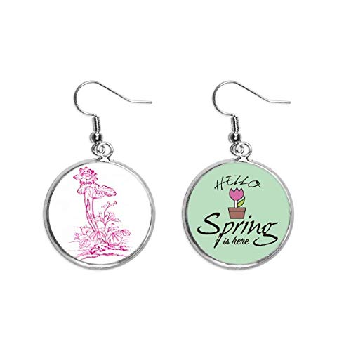 Pendientes de loto decorativos ideales para cenas de primavera al aire libre