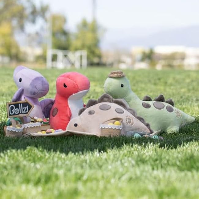 Bellzi Brontosaurus Cute Stuffed Animal Plush Toy - Adorable Soft Dinosaur Toy Plushies and Gifts - Perfect Present for Kids, Babies, Toddlers - Bronti