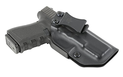 Relentless Tactical Stealth Mode Glock 17/22/31 Kydex Inside The Waistband Holster - Made in The USA - Custom Molded to Fit Glock 17, 22 & 31 - Black - Right Handed