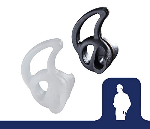Comfort Ear Tip, Black, Push to Talk No by Earphone Connection - Image 2
