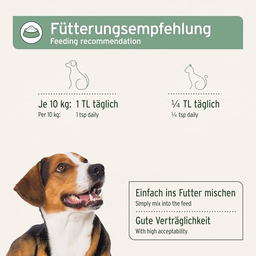 AniForte Bio Kokosöl für Hunde & Katzen 1 Liter Lebensmittelqualität - Erste Kaltpressung, Nativ, Unraffiniert, Hoher Laurinsäure Gehalt, Pflege für Fell, Pfote & Haut, biologischer Anbau, Barf Zusatz