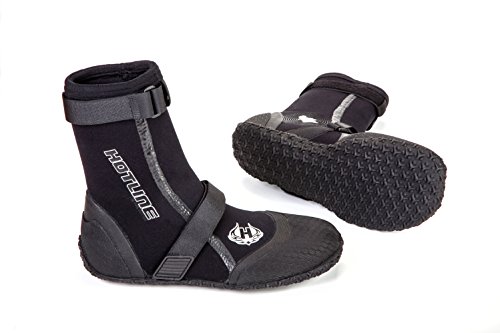 Hotline 3mm Neoprene Surf Booties – Unisex – Warm, Flexible, Non-Slip